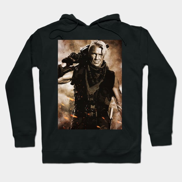 expendables lundgren Hoodie by Durro